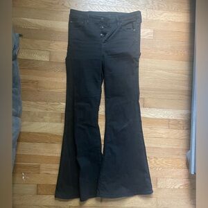 American Eagle Black Flare jeans